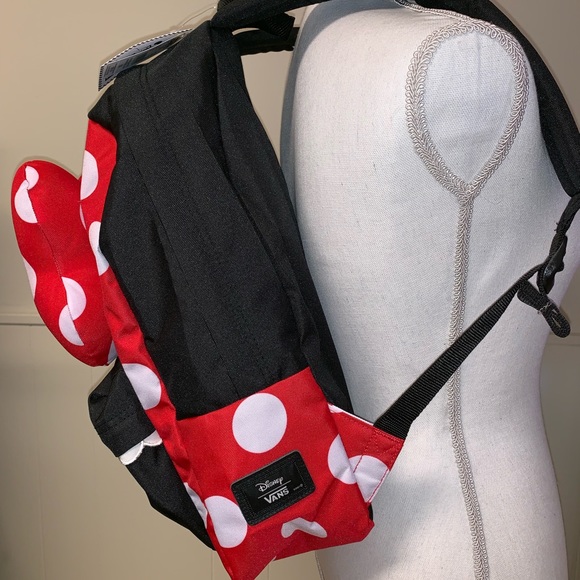 NWT Vans x Disney Minnie Mouse Bow Realm Backpack - Picture 2 of 8